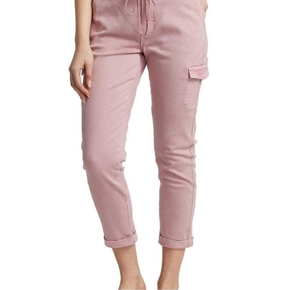 Paige Christy Cargo Jeans Pants VINTAGE GARDEN ROSE sz 30 - Picture 3 of 7